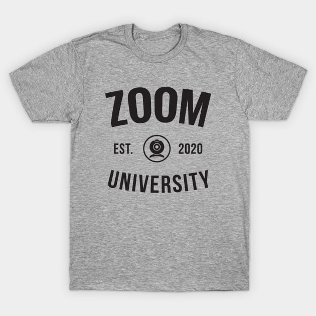 Zoom Online Class University T-Shirt by notami